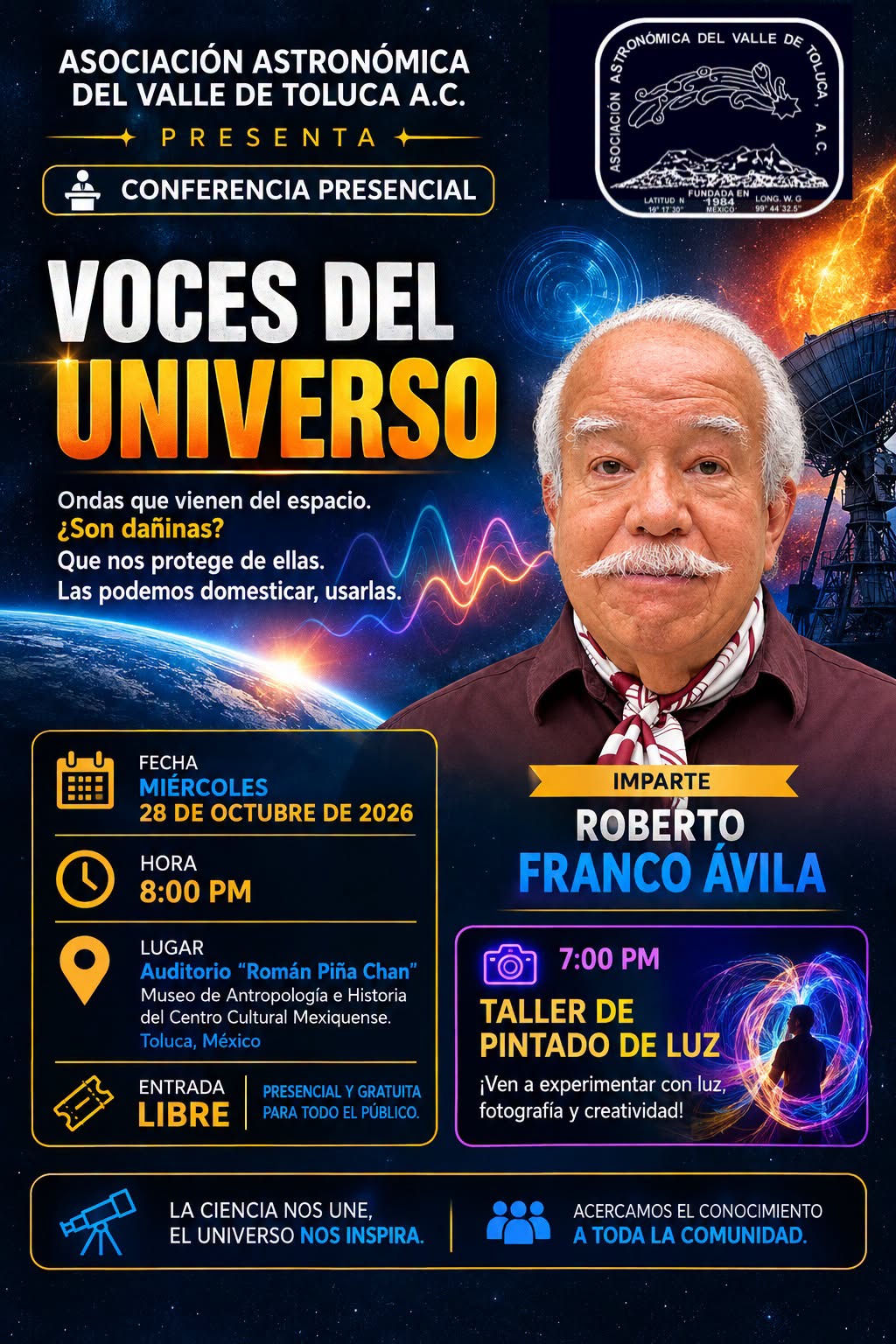 🌌📡 ¡El Universo tiene mucho que contarnos!